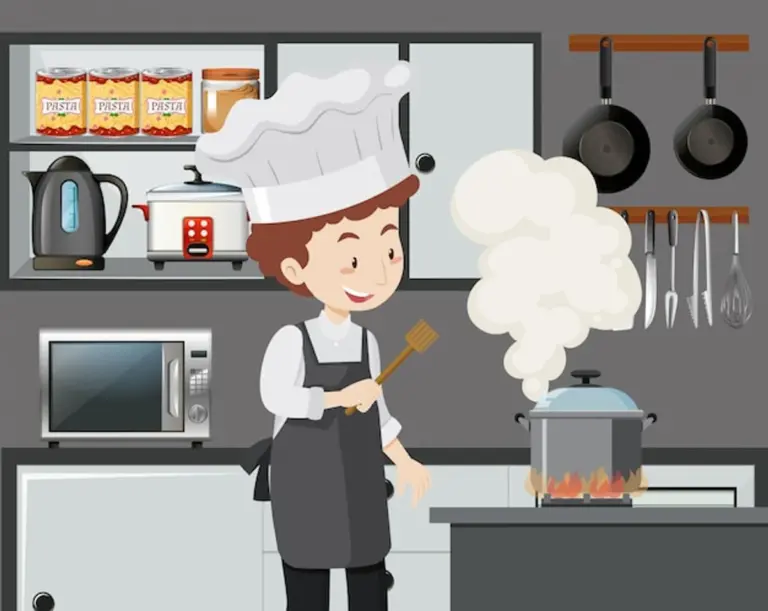 italian chef cooking pasta kitchen