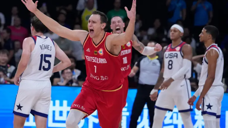 Germany USA basketball comparison record-holding