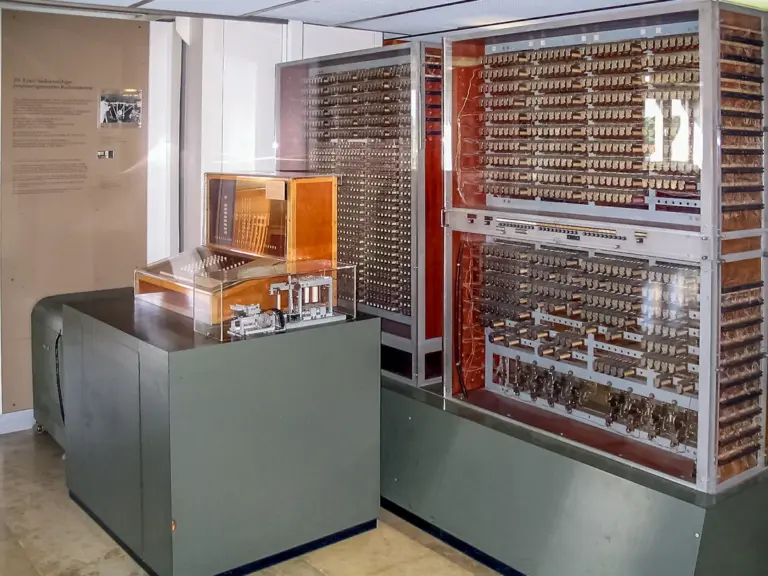 vintage German computer 1940s laboratory invention