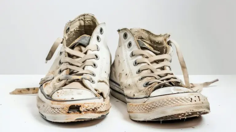 worn out running shoes reused alternative training
