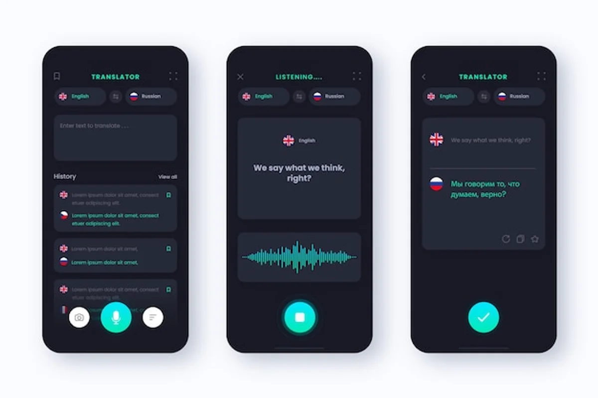 modern digital voice recorder closeup transcribing notes