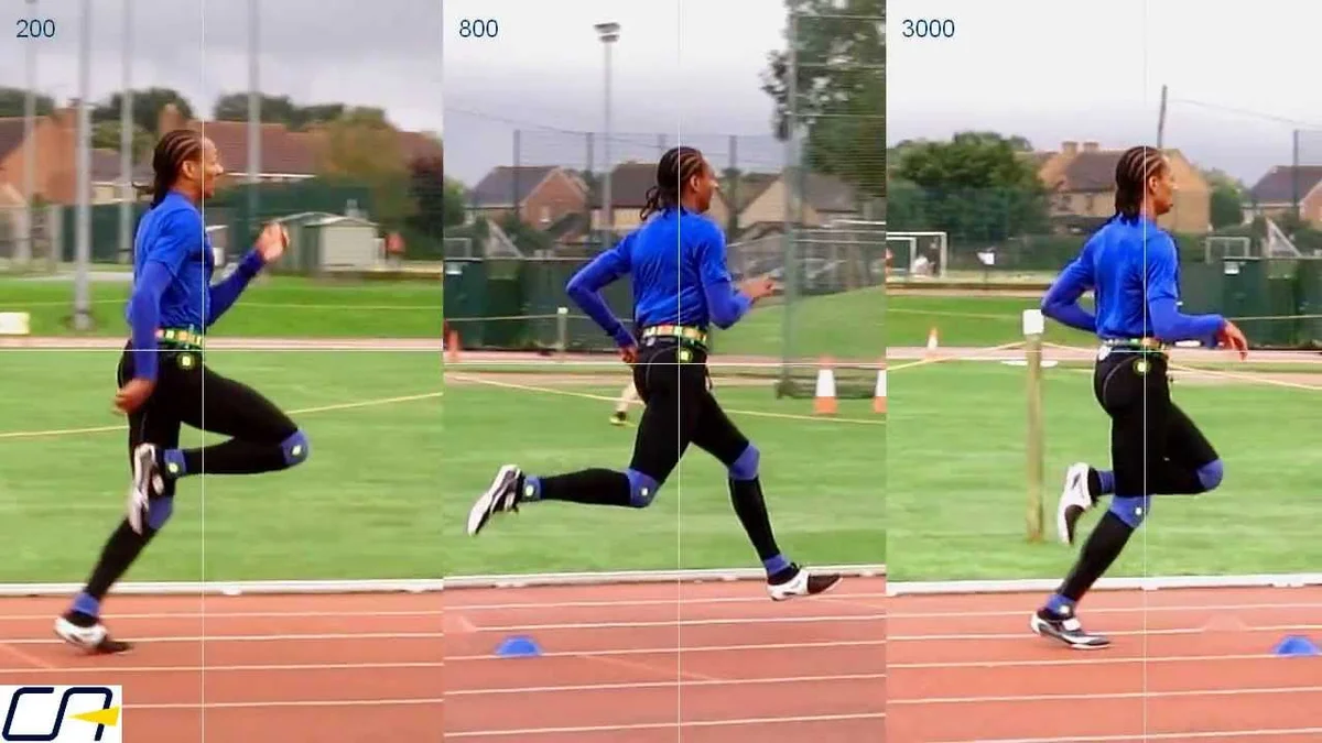 runner heel strike technique slow motion analysis