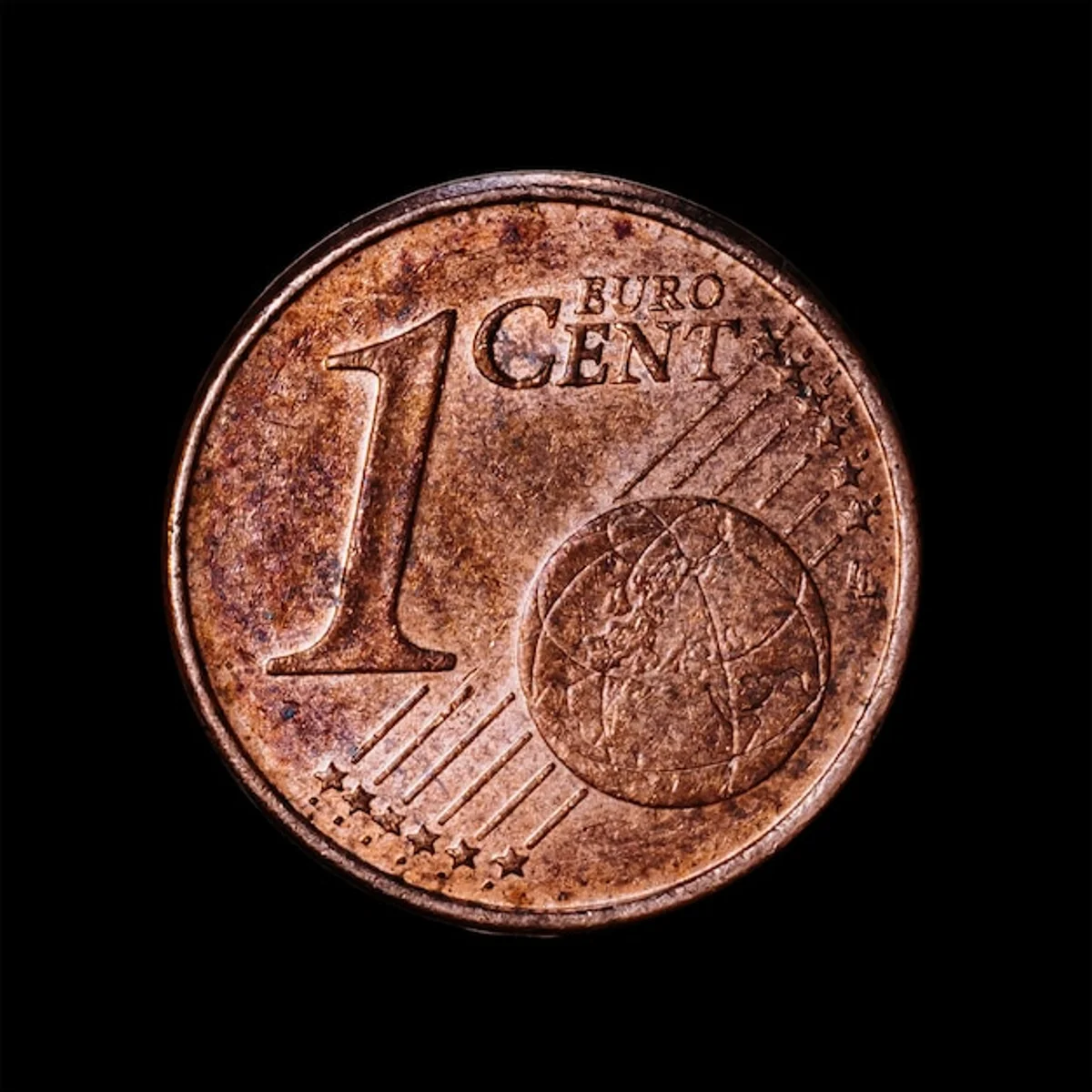 old rare coin collection table macro closeup germany