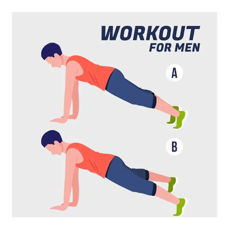man doing push up with incorrect form, professional home workout