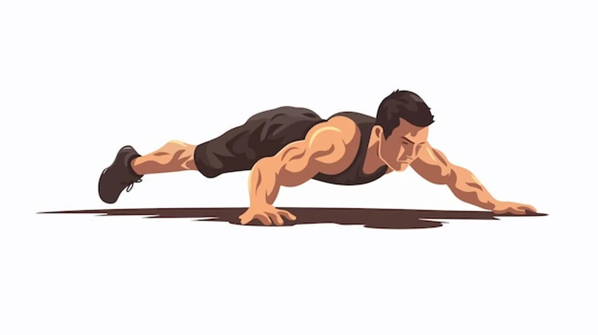 push up proper and improper form comparison