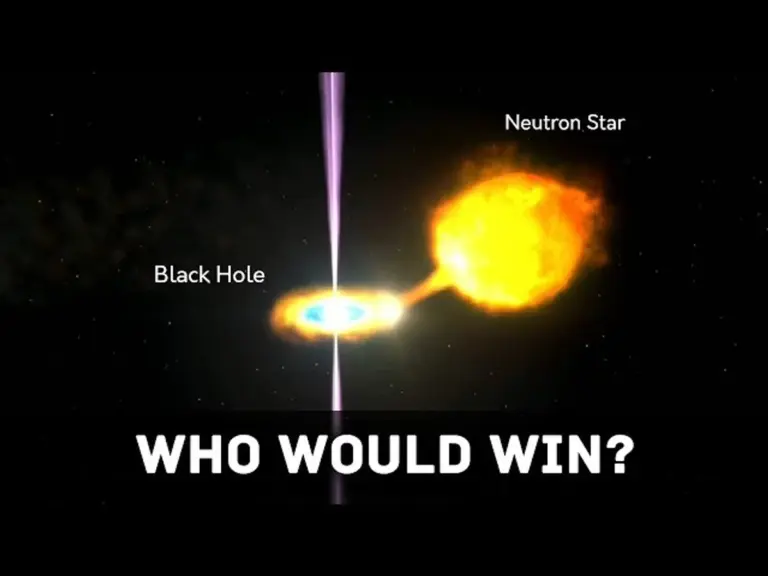 cosmic showdown black hole vs neutron star unique