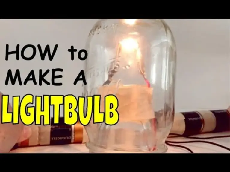 old incandescent bulb upcycling science experiment