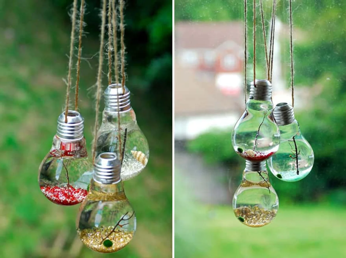 creative reuse old light bulbs art germany