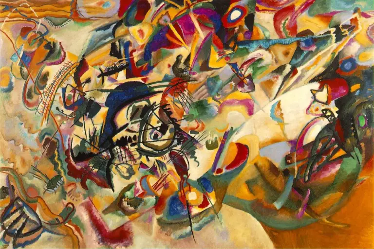 picasso kandinsky abstract comparison confusion art gallery