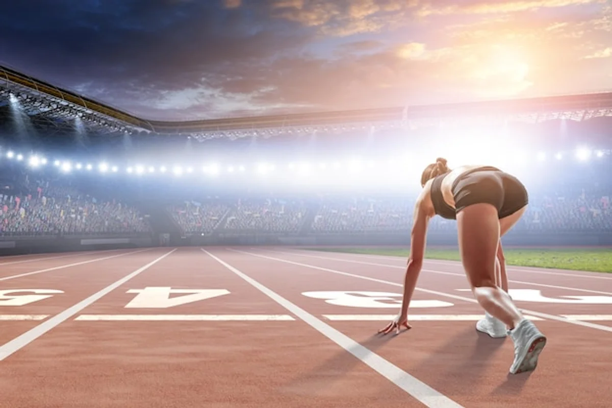 backward running athletics record
