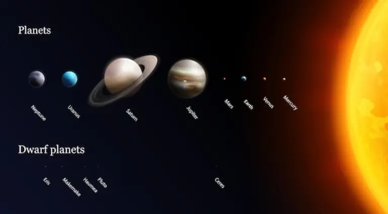 black hole dwarfing solar system stunning illustration