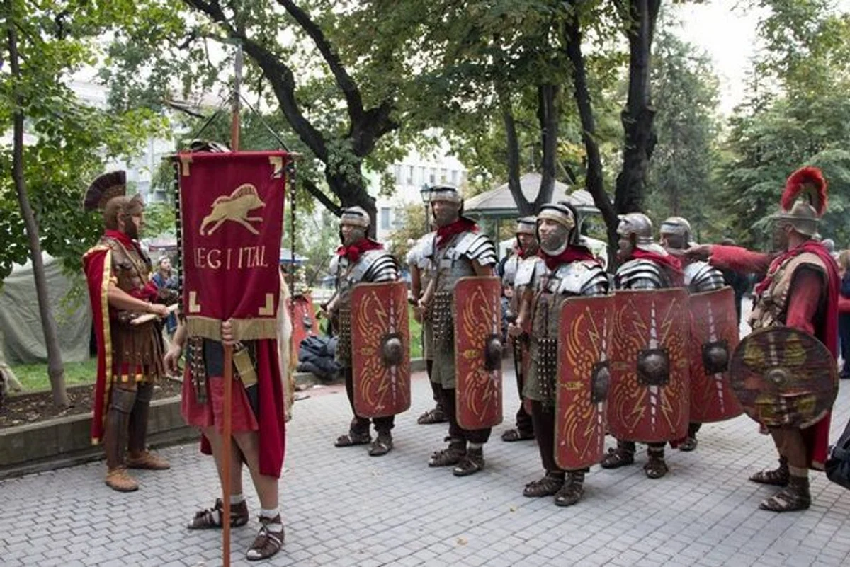 germanic chieftain council historical reenactment