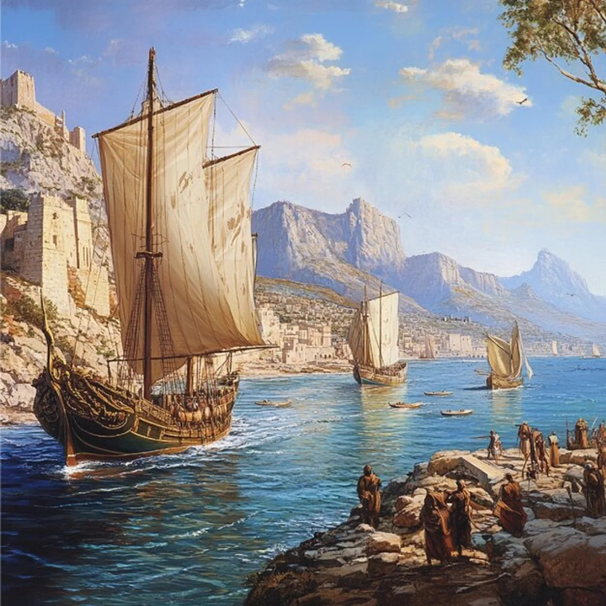 phoenician ship ancient trade Mediterranean