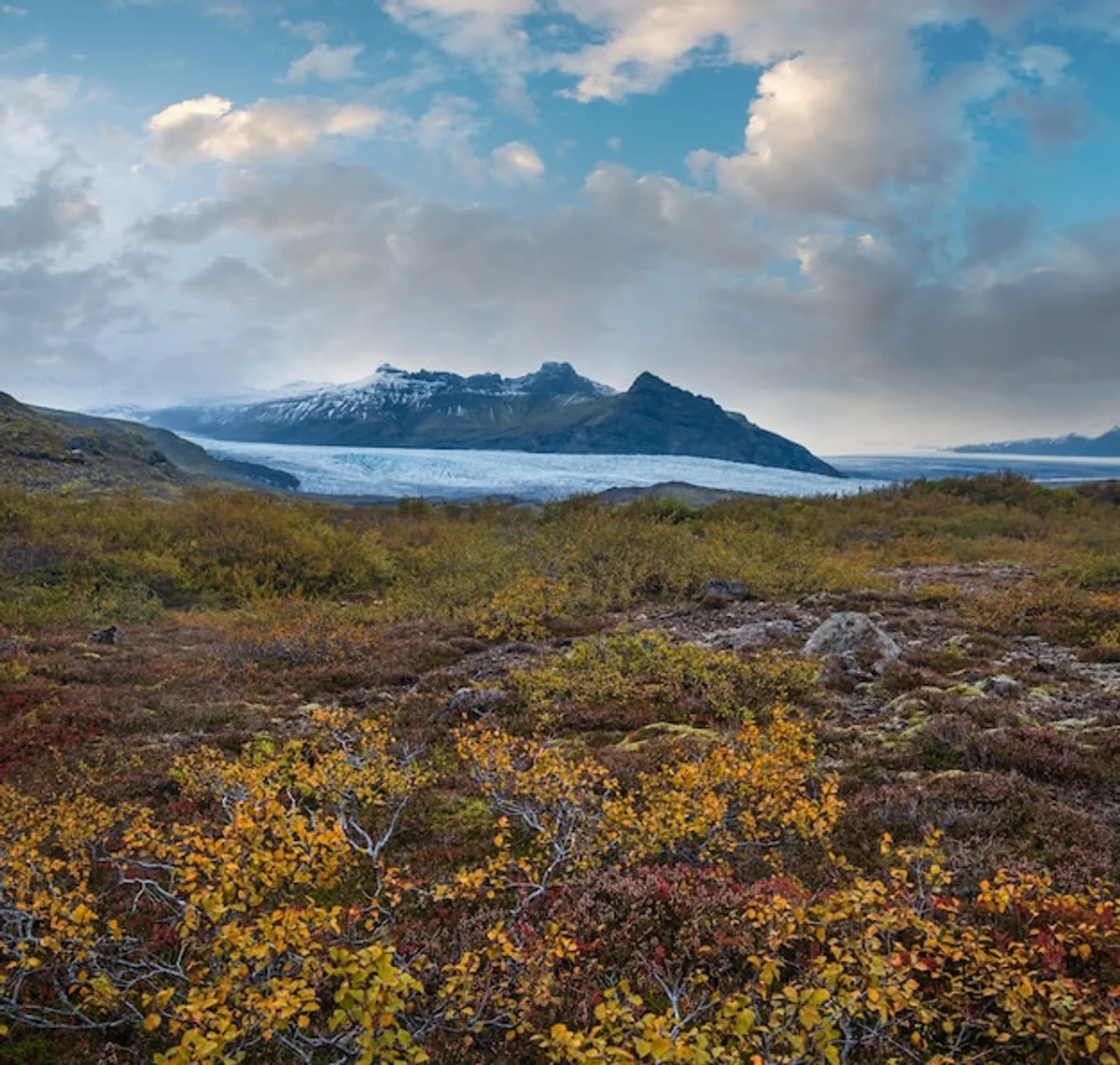 Greenland hidden valleys summer landscape nature
