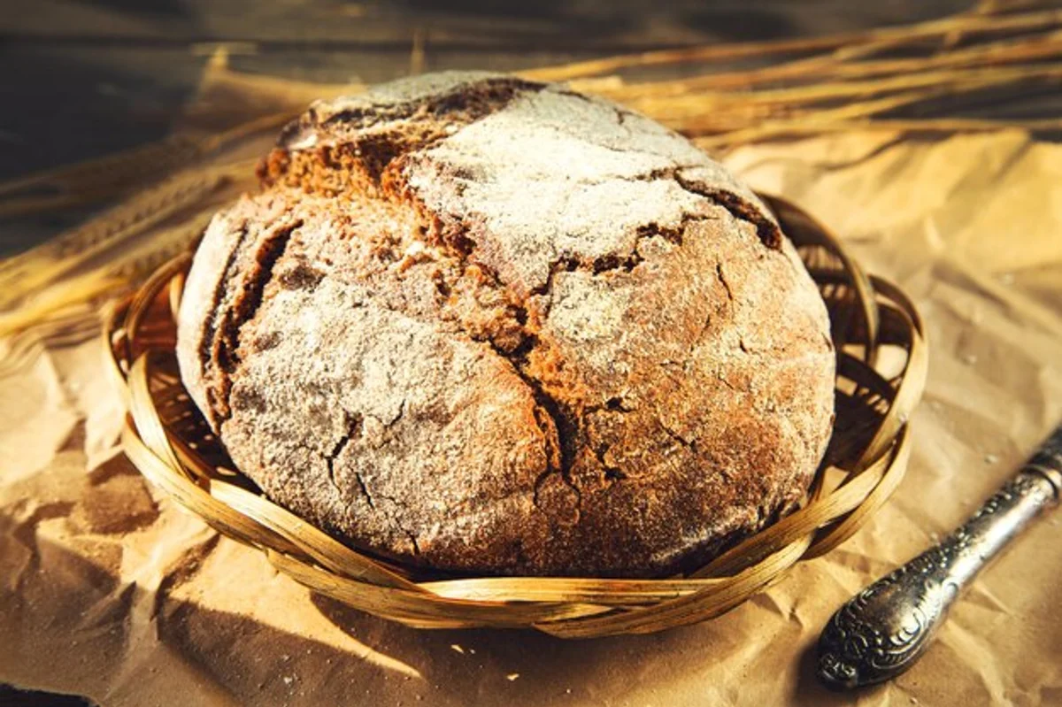traditional german sourdough bread rustic kitchen