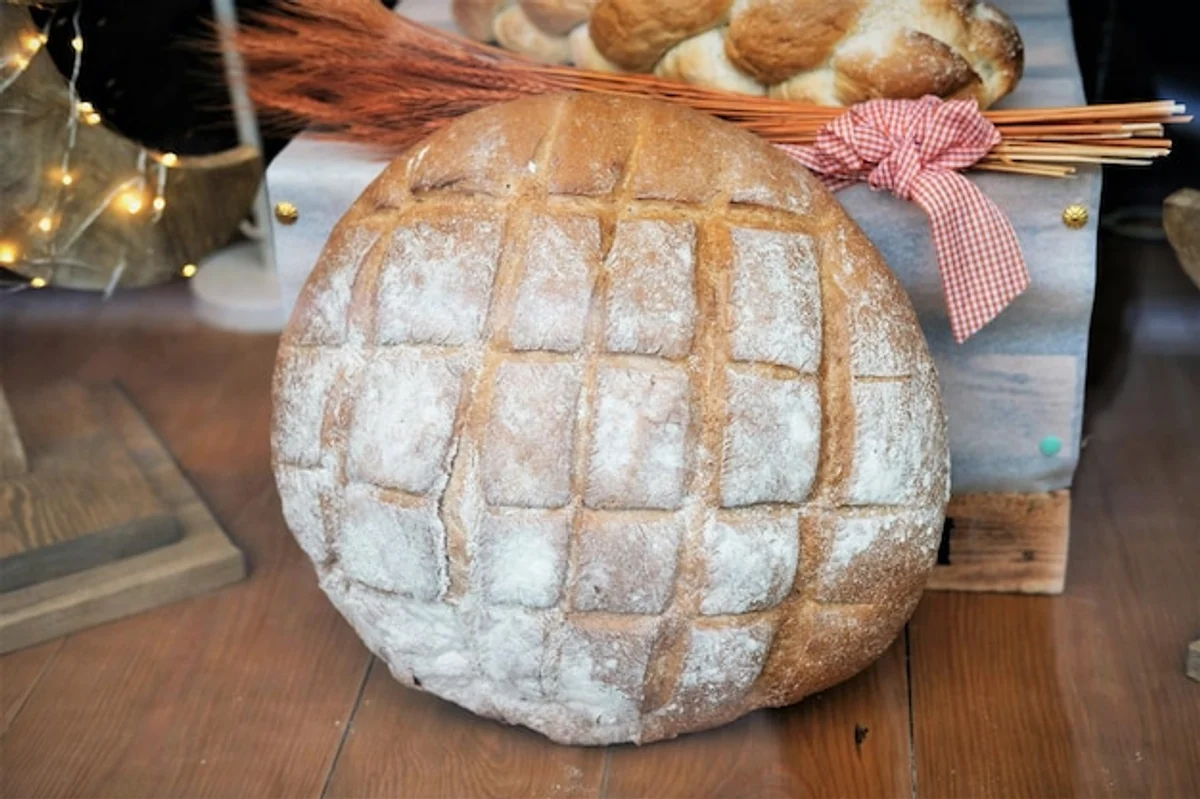 homemade sourdough bread German kitchen preparation hands