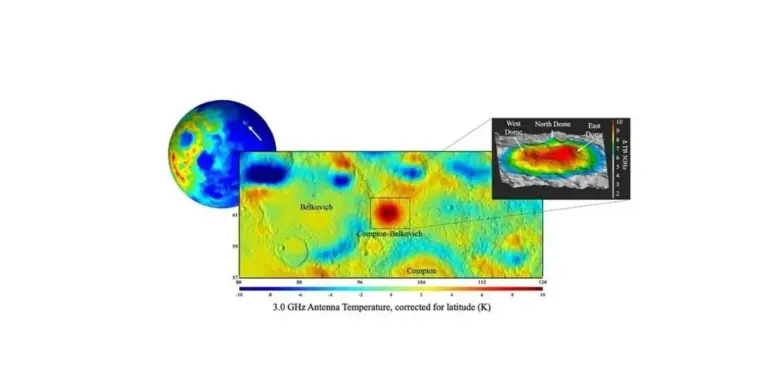 Entdeckung auf dem Mond: Ein 20 Kilometer großer Granitkörper strahlt Wärme aus