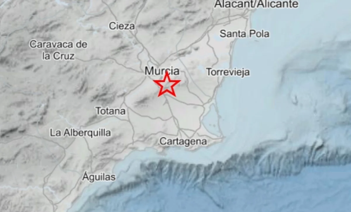 Erdbeben in Murcia: Magnitude 2,6 Registriert