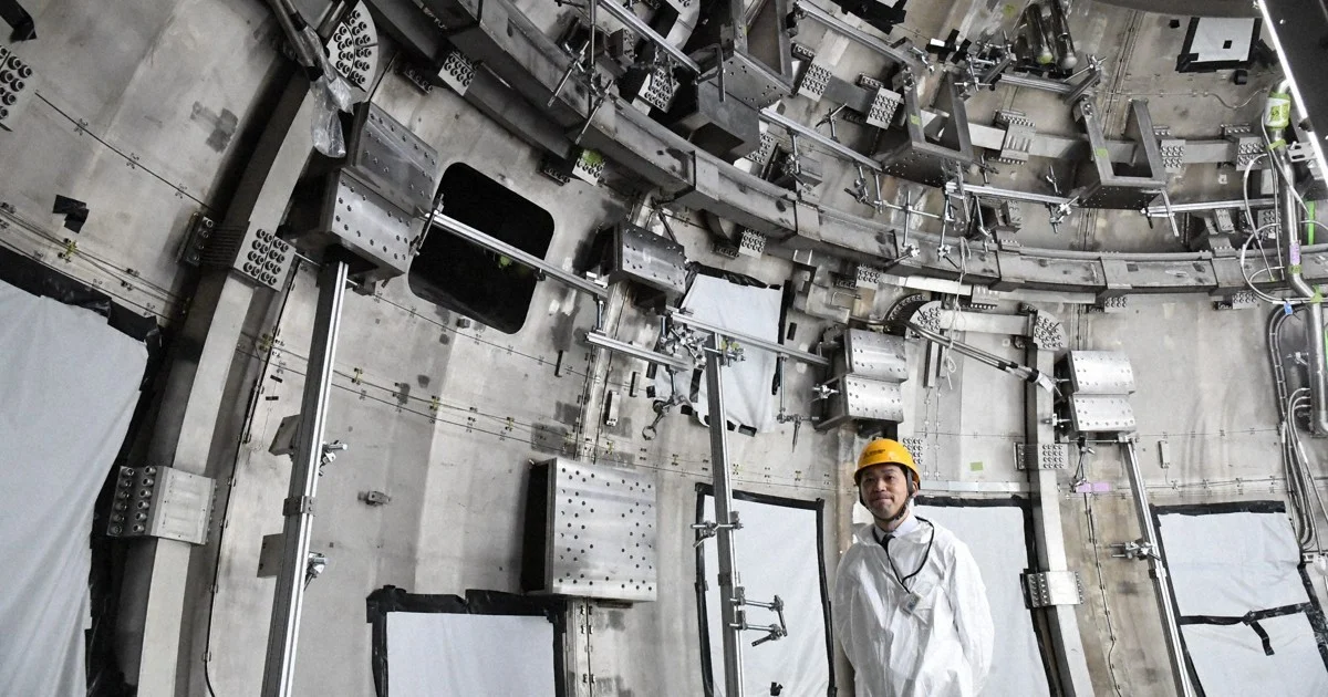 Erstaunliche Einblicke: Das Innere des Kernfusionsreaktors in Ibaraki