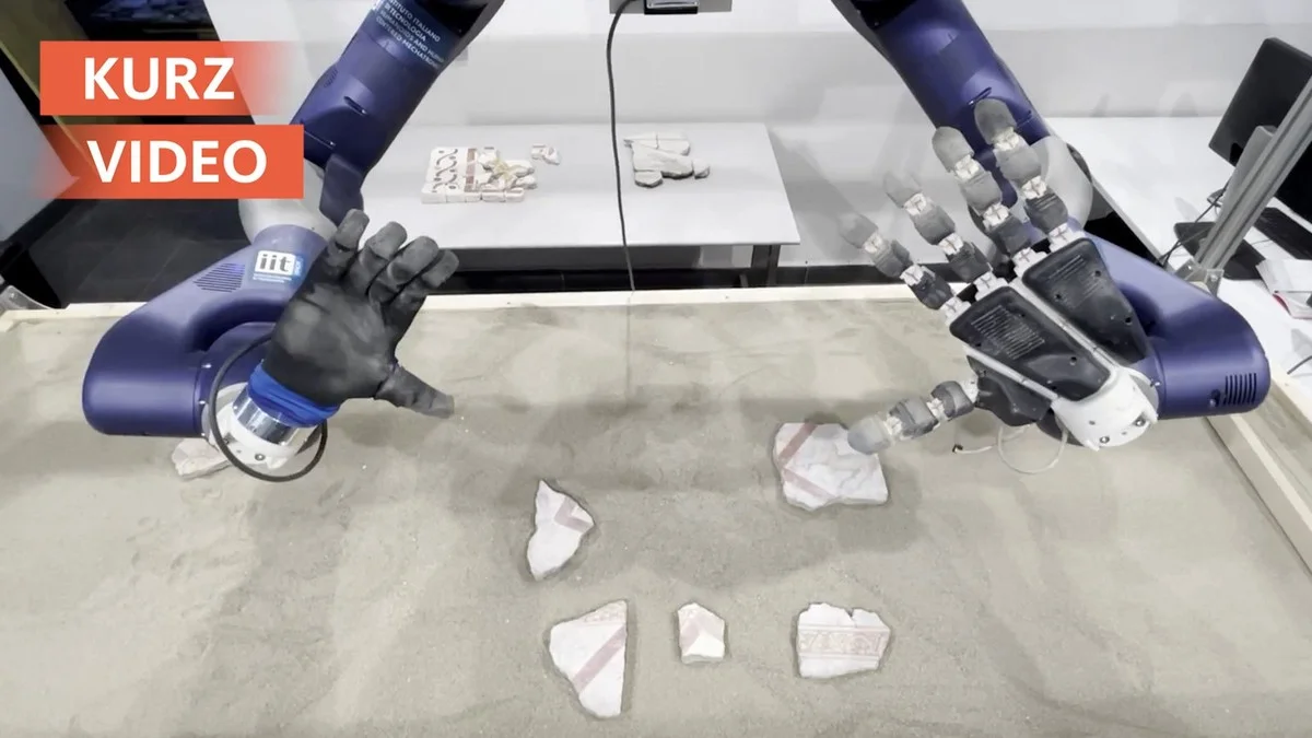 Roboter lernt das Puzzeln: KI und Robotik in der Archäologie