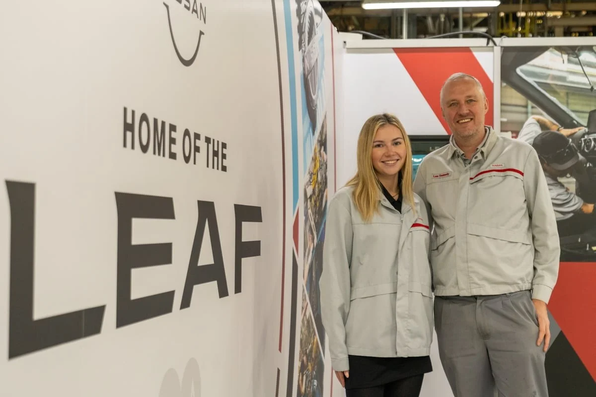 Warum die Sunderland Nissan Arbeiterin auf die britischen Ingenieur- und Design-Meisterwerke stolz ist